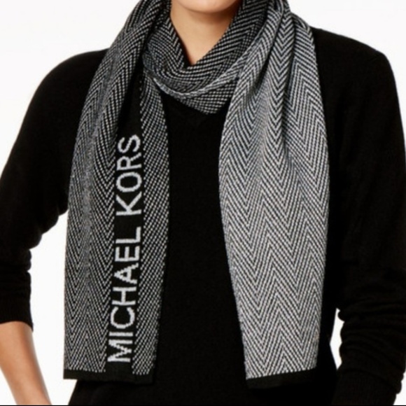 Michael Kors Accessories - No Offers pls MICHAEL KORS METALLIC LOGO SCARF